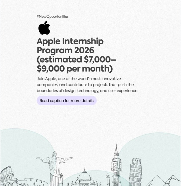 Vacancy: Apply for Apple Internship Program 2006 (5 Positions). 1 IMG 20250827 202431 Vacancy: Apply for Apple Internship Program 2006 (5 Positions).