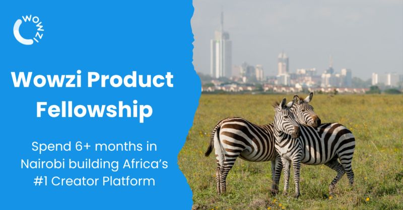 Fully Funded: Apply for Wowzi Product Fellowship in Kenya 1 Wowzi Product Fellowship in Kenya