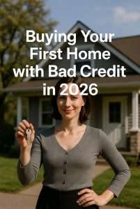 Buying Your First Home with Bad Credit or Low Savings in 2026: What Actually Works Now (USA & Canada) - Affordable Housing 2026